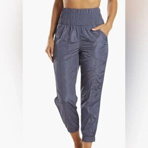 Free People Movement The Way Home Joggers Nylon Blue Size XS